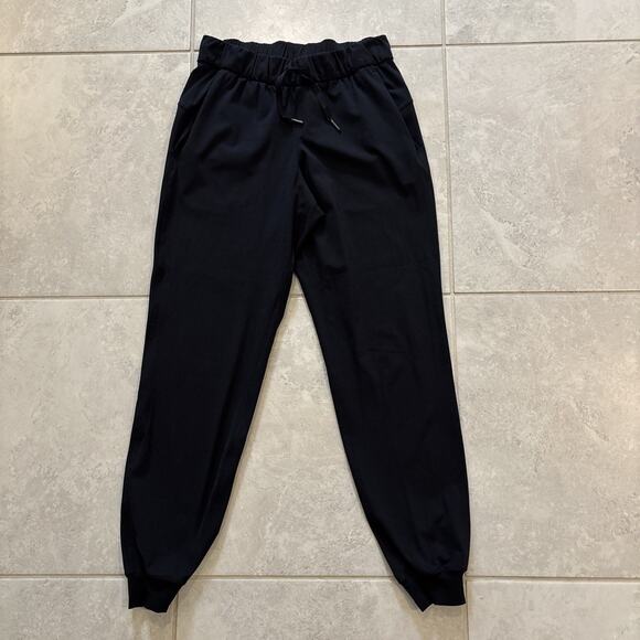 Lululemon Stretch High Rise Jogger in Black Size 4 Womens Athleisure 28” In - Picture 2 of 10